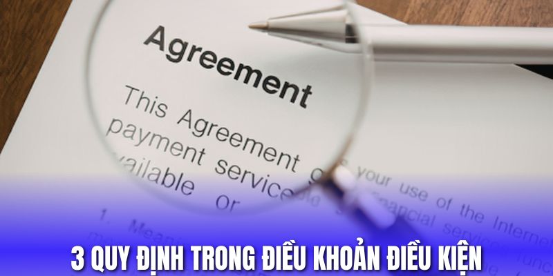 3 quy định trong điều khoản điều kiện