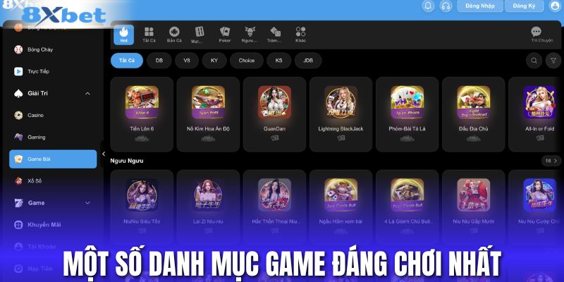 Một số danh mục game đáng chơi nhất