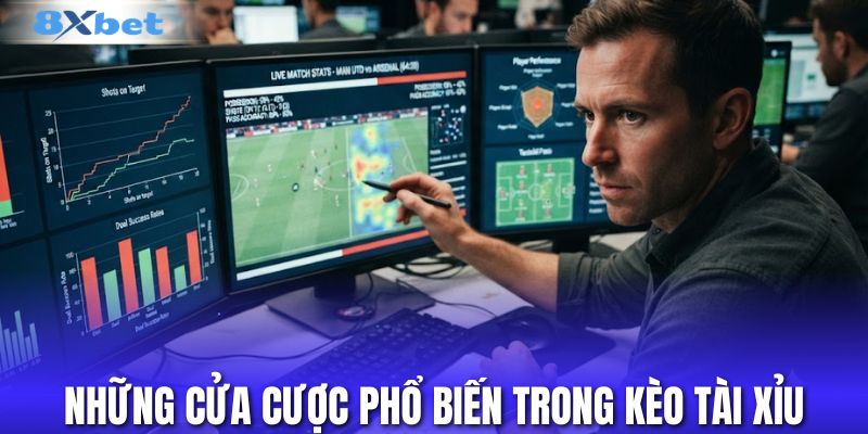 Những kèo cược phổ biến trong kèo tài xỉu
